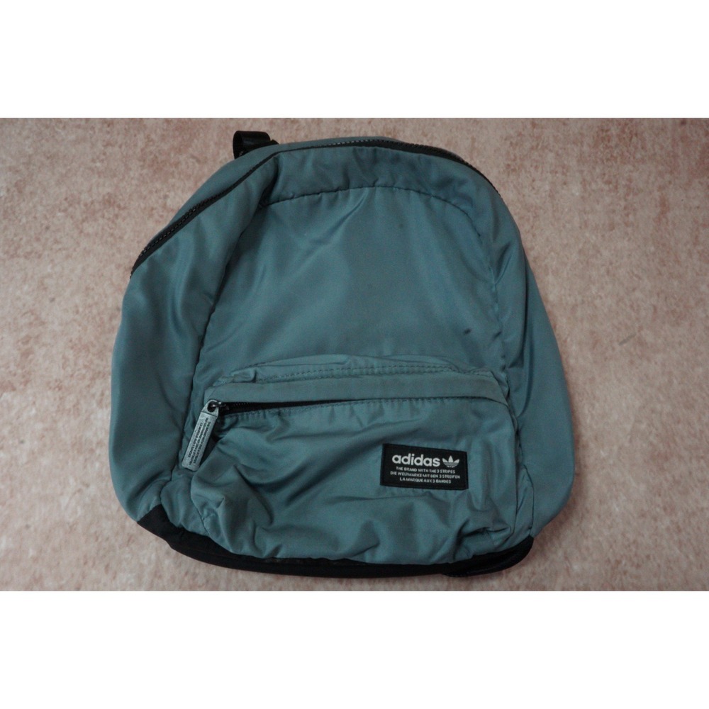 Adidas Originals Mini Backpack Sage Green Trefoil Logo Small Bag RN 90288